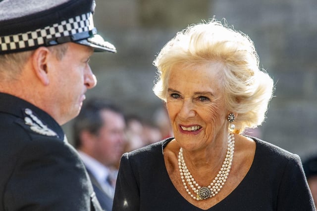 The Queen Consort attends the Ceremony of the Keys at the Palace of Holyroodhouse, Edinburgh.