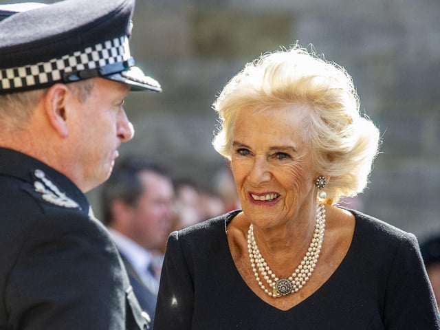 The Queen Consort attends the Ceremony of the Keys at the Palace of Holyroodhouse, Edinburgh.