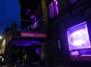 The King’s Theatre in Edinburgh is lit up to mark what would have been panto legend Andy Gray’s 62nd birthday