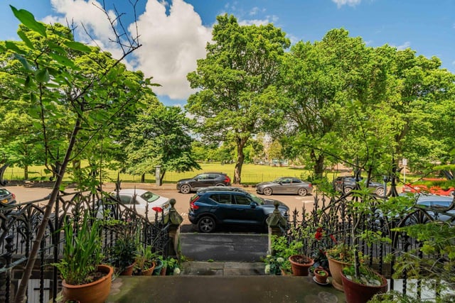 The view from the doorstep of this Bruntsfield property. There is more than adequate on-street permit and paid parking available to both residents and visitors alike.