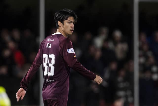 Hearts forward Yutaro Oda is settling into life in Edinburgh.