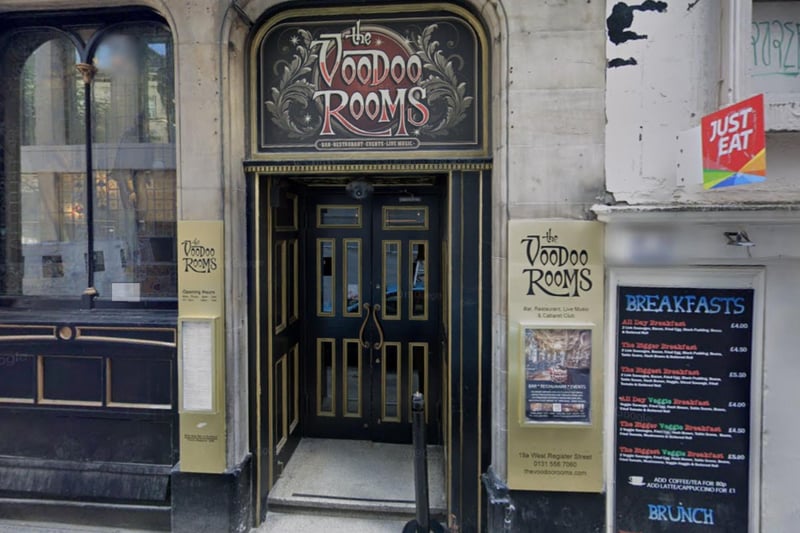 You won't find a more opulent venue for festival shows than the lavish interiors of the famous Voodoo Rooms. Highlights of their programme include Fringe regulars The Creative Martyrs and Chris Cook.