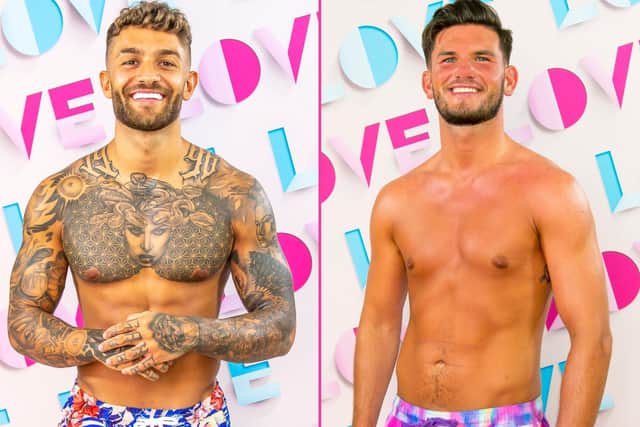 Dale (left) and Harry are about to shake things up in Love Island (ITV)