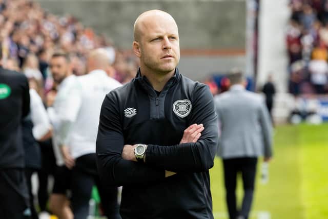 Steven Naismith was in charge of Hearts for the final seven games of the cinch Premiership season. Picture: SNS