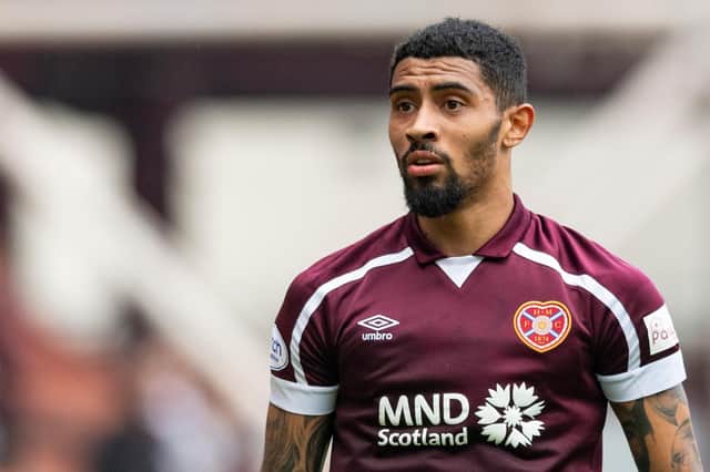 Josh Ginnelly is enjoying the competition at Hearts.