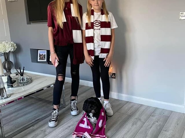 Erin and Ava Lovatt ready to go...
Pic: Christine Lovatt