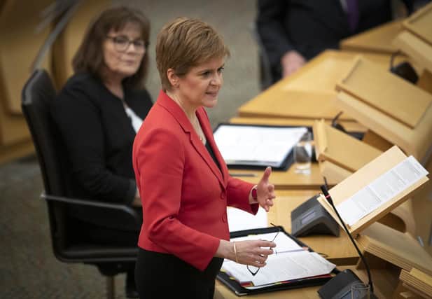 First Minister Nicola Sturgeon announced new restrictions for Scotland.