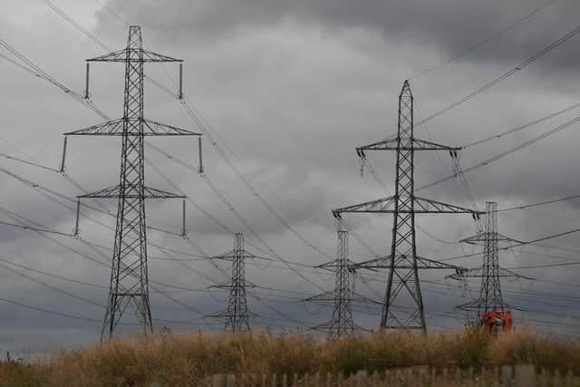 Power supplies across Scotland may be affected by strong winds, which are due to hit the country on Saturday.