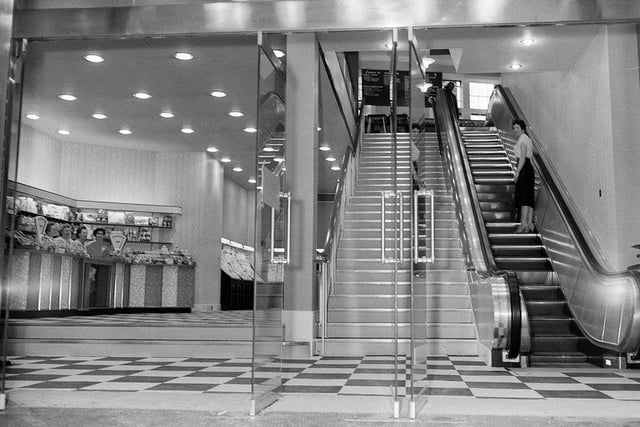 The Grants department store on North Bridge in Edinburgh boasted a new extension in 1959, which saw the first escalator installed in the city.