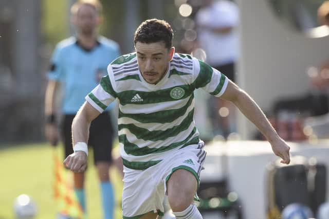 Celtic's Mikey Johnston has featured in the first team during pre-season but with several wingers ahead of him he could go out on loan this season. Picture: Craig Williamson / SNS