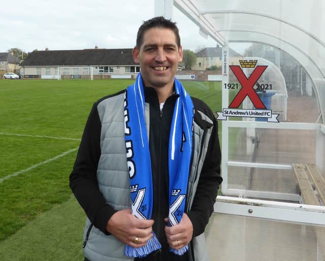 New St Andrews United manager Robbie Raeside