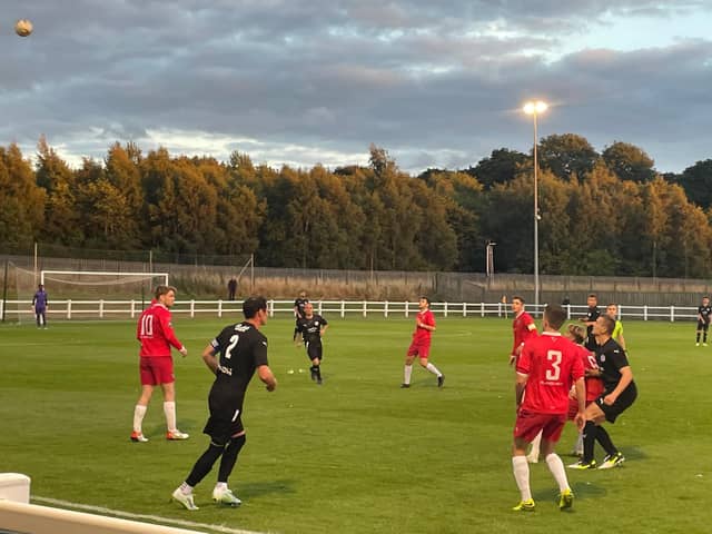 Lowland League action from East Peffermill, where Bo'ness United ran out comfortable winners against Edinburgh University. Picture: Scott Thomson