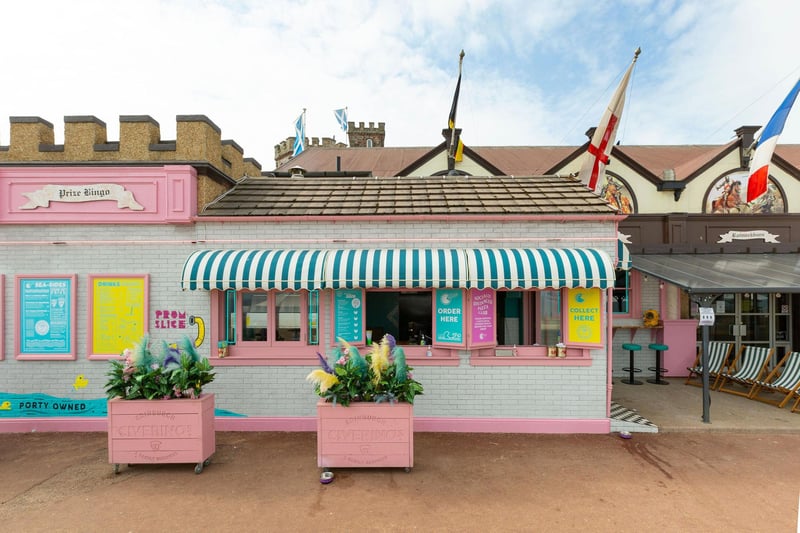 Where: 47-49 Figgate Ln, Portobello, Edinburgh EH15 1HJ. What: Delicious pizza slices, pies & fries served in a kitschy beachfront eatery & takeaway with a terrace.