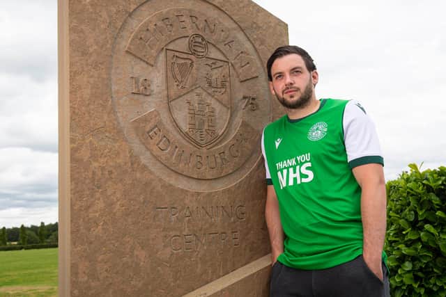 Drey Wright was the first of three signings for Hibs last Friday. Picture: SNS