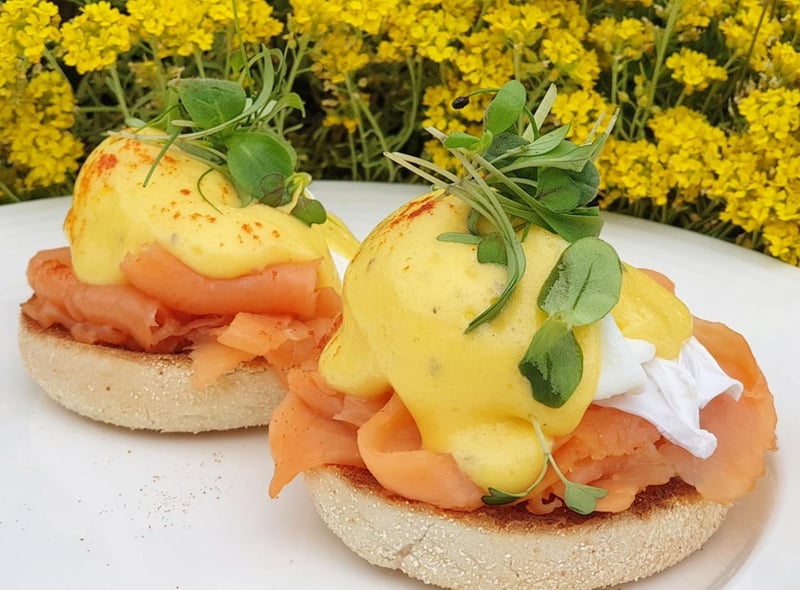 The Garden Bistro can be found in Saughton Park Walled Gardens, not far from Murrayfield Stadium. Brunch offerings include a full Scottish breakfast, veggie breakfast, Scotch pancakes, eggs royale (pictured) and more.