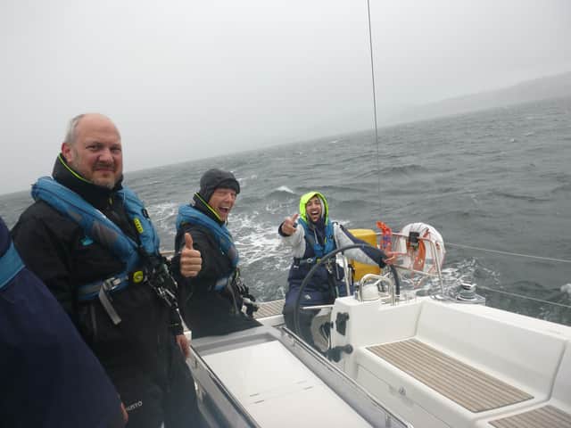 Colin first volunteered with the Trust in 2018, setting sail from the charity’s base in Largs, and returned to support young people again twice in 2019.