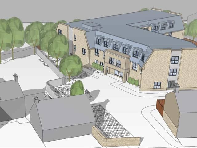 An artist's impression of the plans for a new care home in Davidson's Mains.