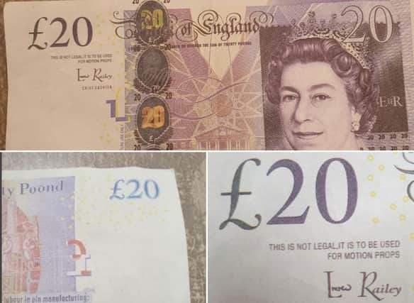 Fake 'twenty poond' notes believed to be made in Scotland lead to police warnings