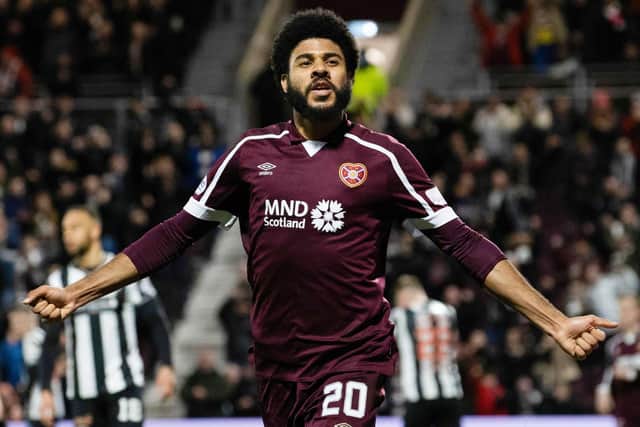 Ellis Simms played a big role for Hearts on loan from Everton in the second half of last season, but the English club are now looking to sell him