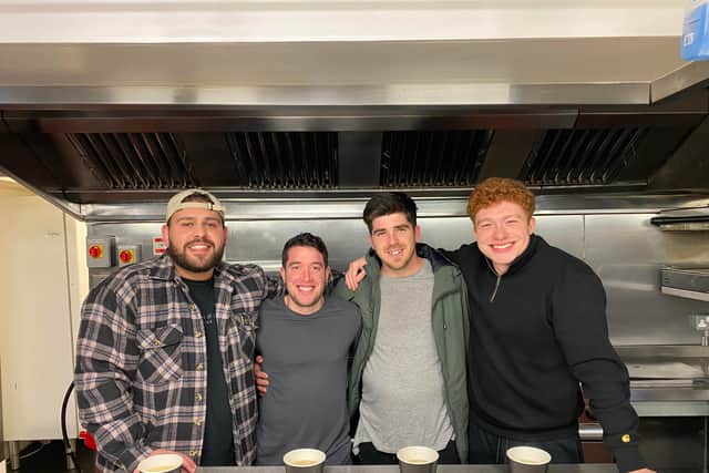 (L-R) Mezzo - co-owner, Jony - sous chef, Jacob - head chef, and Chris - co-owner.