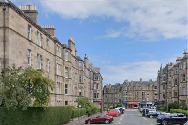 A man has tragically died following a car crash in Marchmont