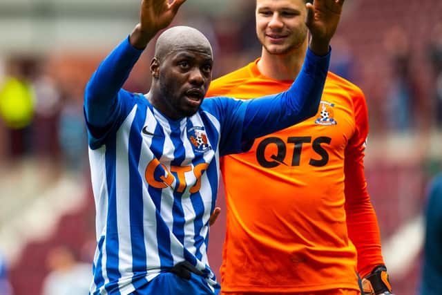 Youssouf Mulumbu was highly impressive across two spells at Kilmarnock. Picture: SNS