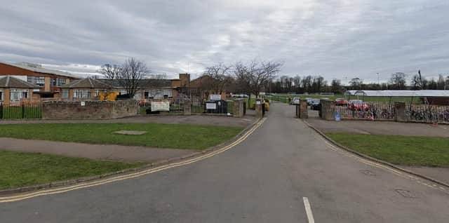 Two boys aged 14 and 15 were assaulted by youths at the AstroTurf playing field adjacent to Pinkie St Peter’s Primary School, Musselburgh on Wednesday (Photo: Google Maps).