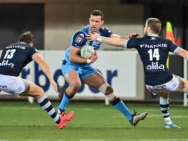 Montpellier's South African full-back Henry Immelman in action against Racing 92. He will join Edinburgh in the summer.