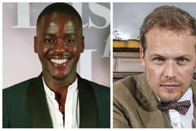 Ncuti Gatwa, left, and Sam Heughan, right, are to be honoured at Royal Conservatoire of Scotland.