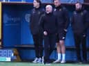 Livingston manager David Martindale tore into his players at half-time during the Scottish Cup win over Stenhousemuir last week. Picture: SNS