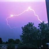 Thunderstorms are forecast by the Met Office in Edinburgh today