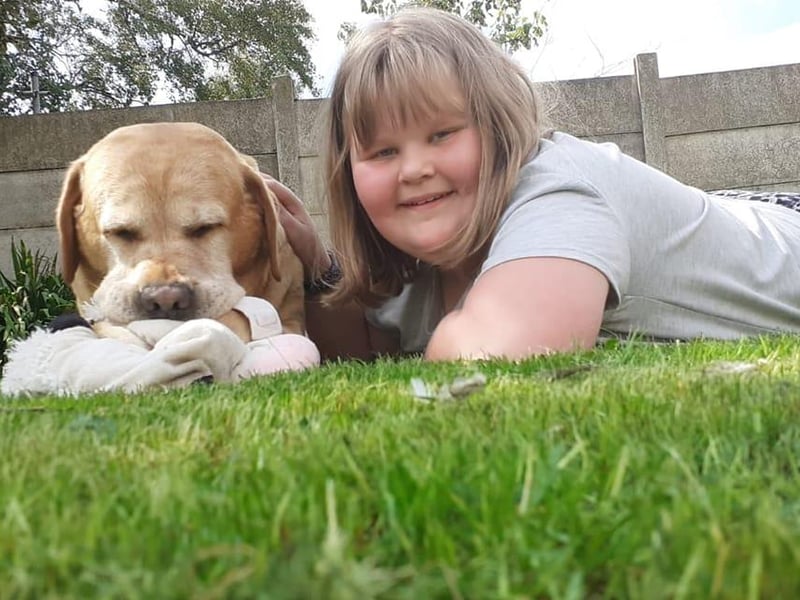 Carol Naylor, said: "My beautiful brave daughter. Diagnosed with cancer age 5 . 2 and half years of very tough treatment. Now well and aged 12 . Makes me happy every day knowing what a super hero I have."