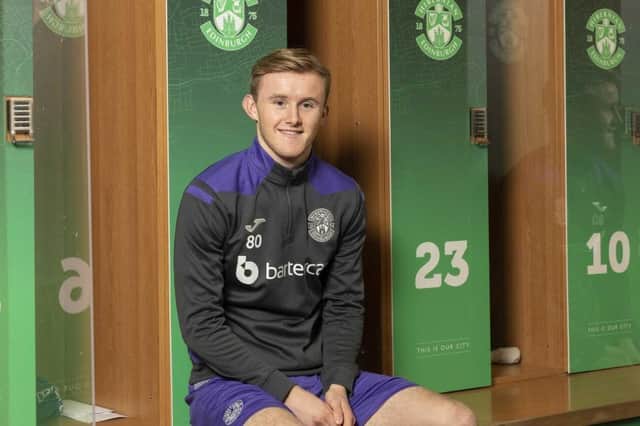Ewan Henderson is delighted to be at Hibs - 'the perfect place to be', he said