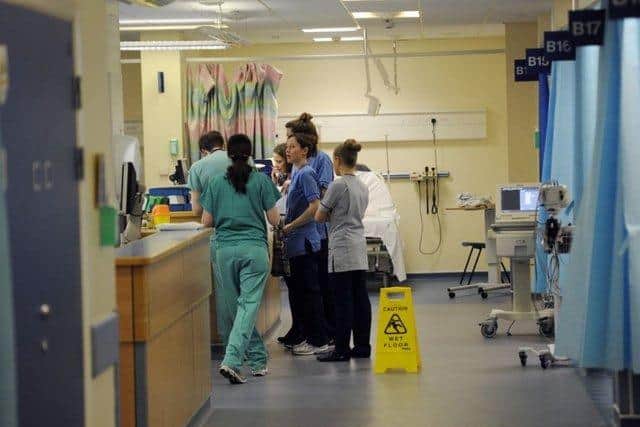 Scotland's hospitals need more staff to cope with a rise in demand.