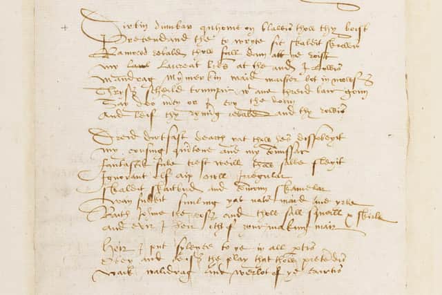 The earliest written record of the F-word is in a manuscript held in the archives of the National Library of Scotland.