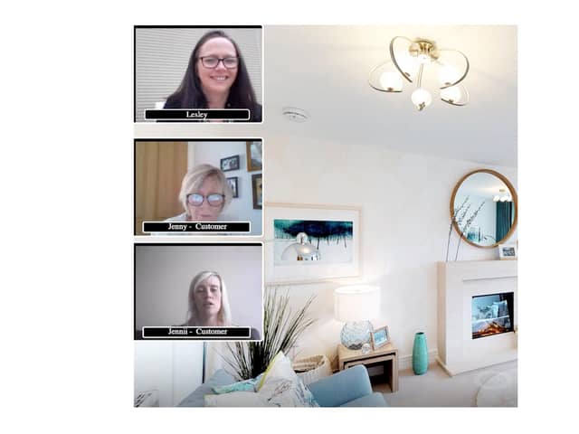A virtual tour means you can safely see round the showhomes