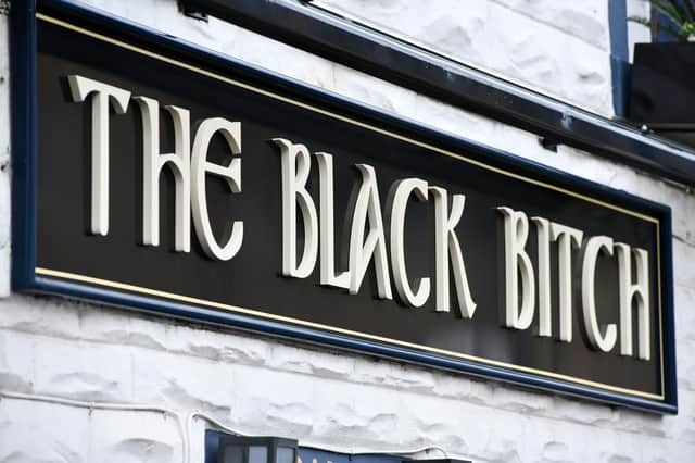 The pub, previously known as the Black Bitch, caused controversy due to the name. Picture: Michael Gillen
