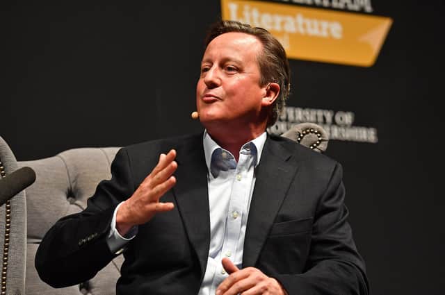 David Cameron has admitted he should have contacted ministers through 'formal' channels when lobbying on behalf of finance firm Greensill Capital (Picture: Jacob King/PA)