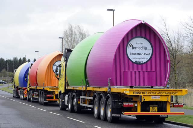 Armadilla earlier this year supplied the largest single order for its Education Pods to a school in Surrey. Picture: Colin Hattersley.