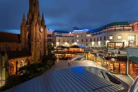 The Bullring shopping mall in the centre of Birmingham has plent of restaurants and bars for Hibs supporters to enjoy before heading to Villa Park in the city's Aston area for the battle of Britain football match.
