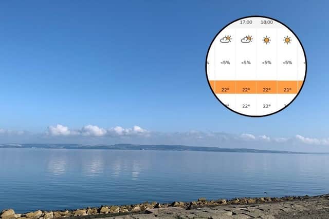 Summer continues in the Lothians with temperatures forecast to soar above 20 degrees today.