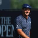 Bryson DeChambeau smiles on his way to a closing 65 in the 149th Open at Royal St George's. Picture: Andrew Redington/Getty Images.