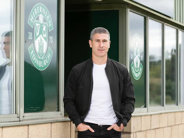 New Hibs manager Nick Montgomery believes the current squad is capable of success in the Premiership.