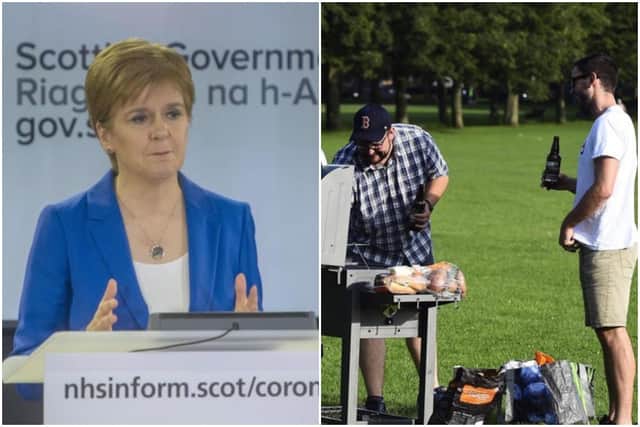 Edinburgh set for a mild weekend with sunny intervals as Ms Sturgeon is due to announce whether or not the country is ready for phase two of exiting lockdown