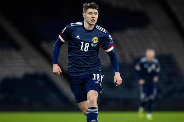 Kevin Nisbet made his debut for Scotland at the end of March - now he's going to the Euros