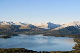 Views of snow capped mountains from Conic Hill in Loch Lomond and the Trossachs national park (picture: John Devlin)