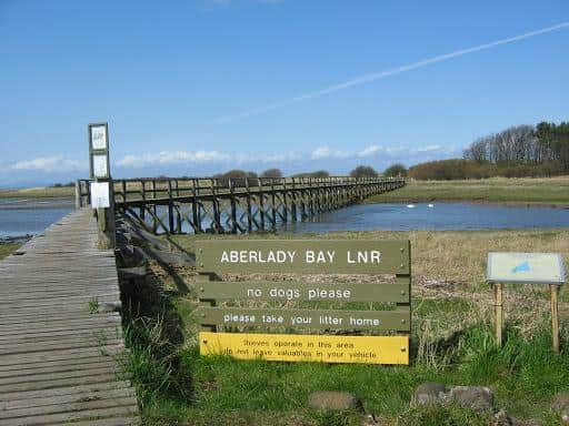 Dogs are already banned from Aberlady Nature Reserve