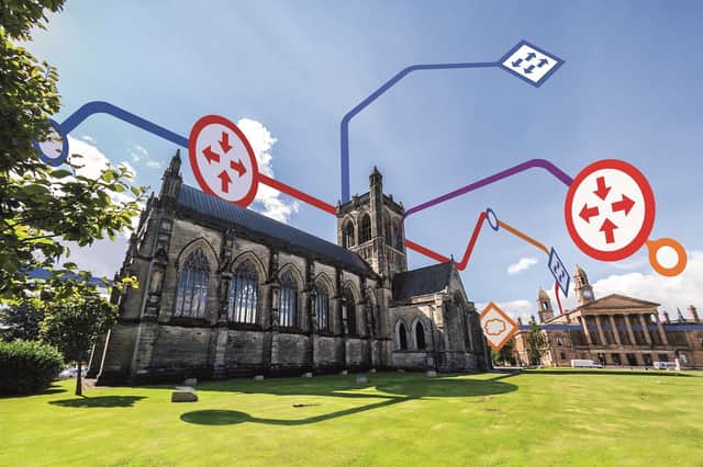 Under a landmark deal lasting 17 years, the firm is partnering with CityFibre to rollout full-fibre connectivity to about 180 Renfrewshire Council buildings including schools, local libraries and community centres, as well as CCTV and traffic control systems. Picture: Martin McCarthy