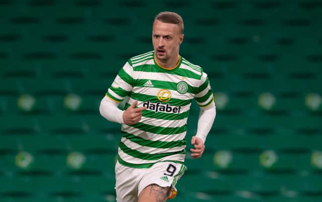 Leigh Griffiths in action for Celtic. The striker has been linked with a summer exit from the club.