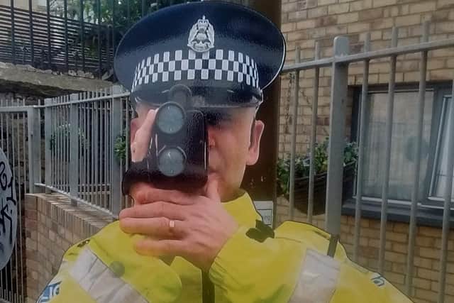 Pop-Up Bob was a cardboard cut-out traffic cop used to help deter speeding motorists.